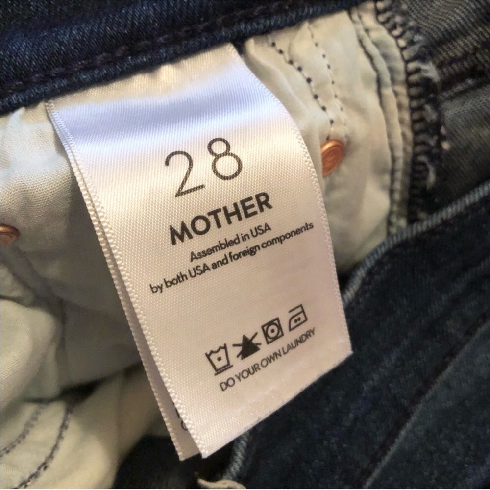 MOTHER The Tripper Ankle Jeans Taking Shape Dark Wash - Picture 10 of 11